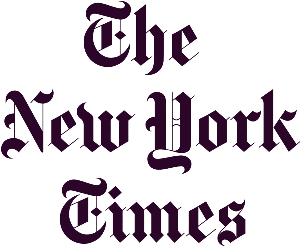 new york times logo black