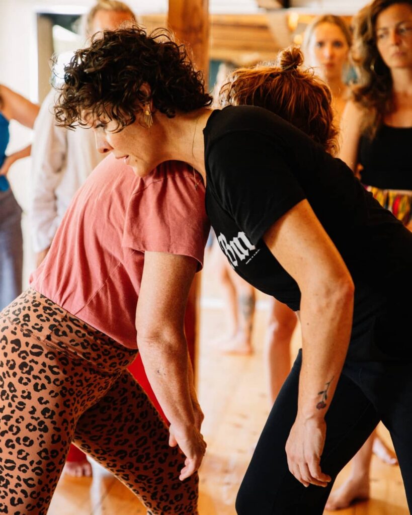 Kimberly and Jaye teach Jaguar Fight Club.